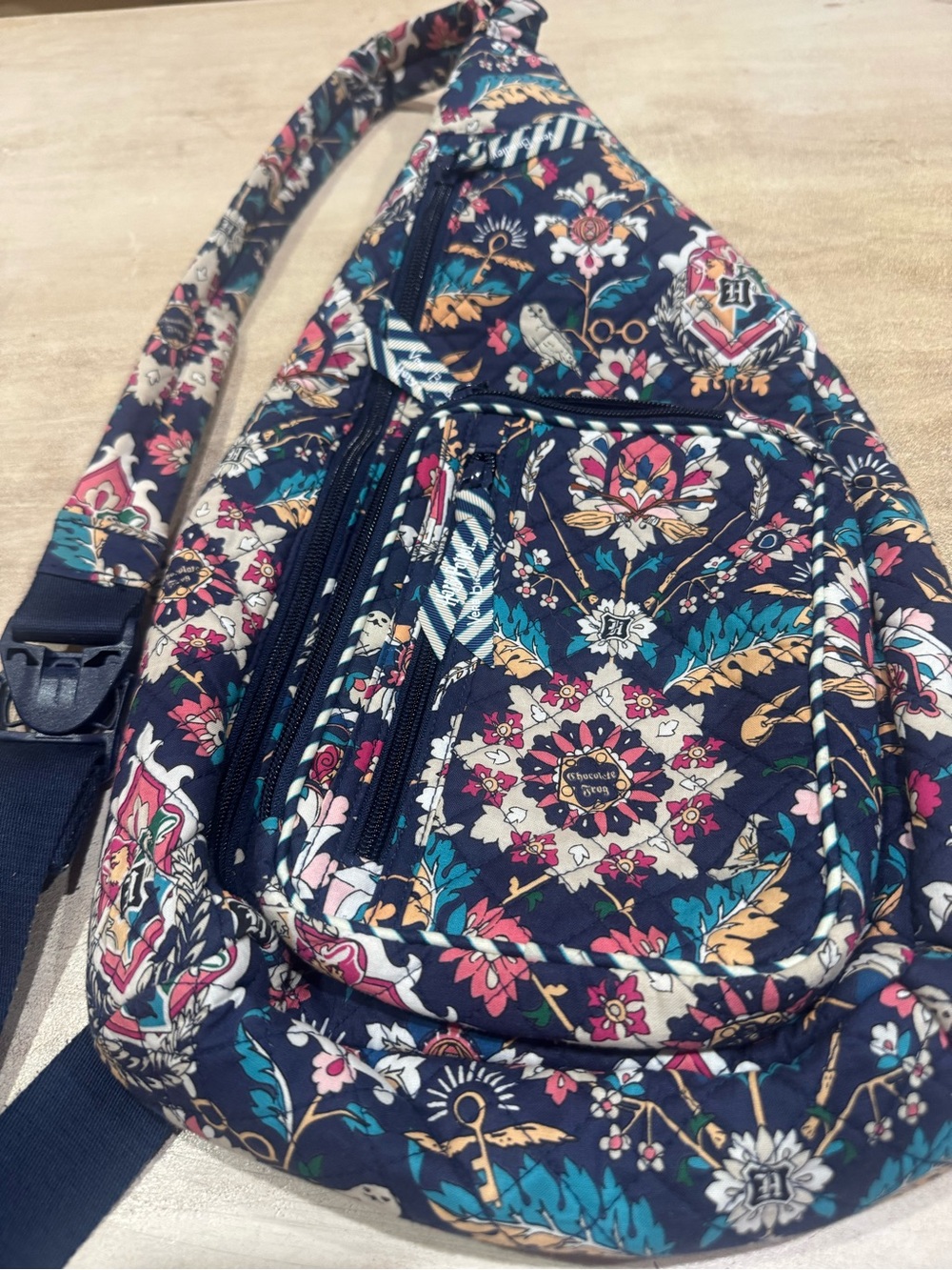 Vera Bradley Sling Backpack in Harry Potter's Home to Hogwarts Cute Nice!